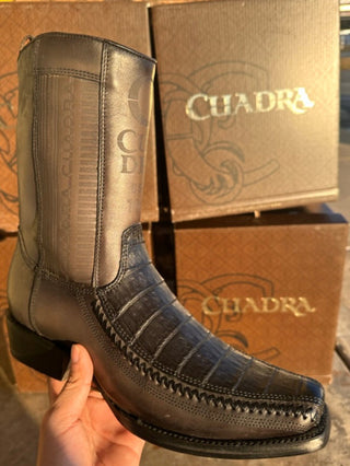 Cuadra Caiman Black Botin Cierre