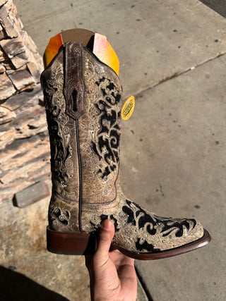 Corral Boot - Sequin Inlay