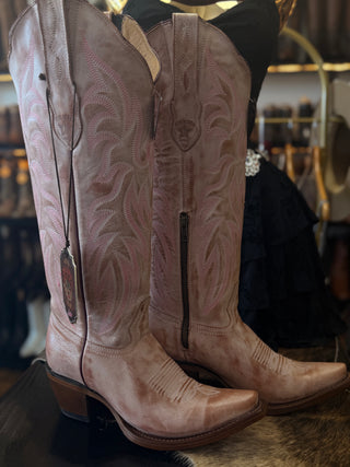 Dusty Pink Snip Toe Tall - Los Altos Boots