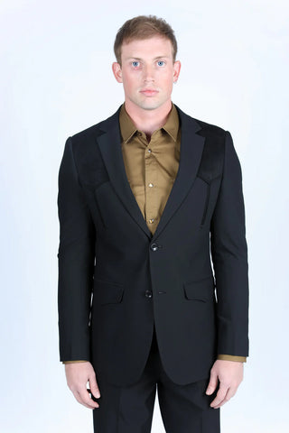Platini Western Sport Coat Suede